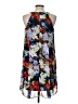 AGB 100% Polyester Floral Blue Casual Dress Size 10 - photo 2