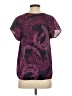 George 100% Polyester Purple Short Sleeve Blouse Size S - photo 2