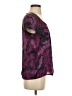 George 100% Polyester Purple Short Sleeve Blouse Size S - photo 4