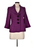 Mary Kay Houndstooth Purple Wool Blazer Size 6 - photo 1