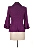 Mary Kay Houndstooth Purple Wool Blazer Size 6 - photo 2
