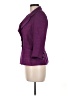 Mary Kay Houndstooth Purple Wool Blazer Size 6 - photo 5