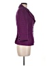 Mary Kay Houndstooth Purple Wool Blazer Size 6 - photo 4