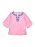 Lilly Pulitzer 100% Polyester Pink 3/4 Sleeve Blouse Size 4 - 5 - photo 1