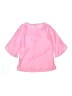 Lilly Pulitzer 100% Polyester Pink 3/4 Sleeve Blouse Size 4 - 5 - photo 2
