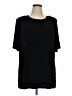 Vikki Vi Black Short Sleeve Top Size 1X - photo 1
