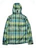 Columbia 100% Polyester Plaid Green Teal Windbreaker Size L (youth) - photo 2