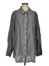 Foxcroft Stripes Black Long Sleeve Button-Down Shirt Size 26 waist - photo 1