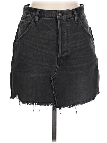 We the Free Denim Skirt (view 1)