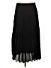 Max Studio 100% Polyester Solid Black Formal Skirt Size L - photo 2