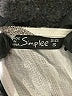 Simplee Stripes Gray Casual Dress Size S - photo 7