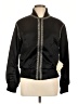 Talitha 100% Silk Black Track Jacket Size 10 - photo 1