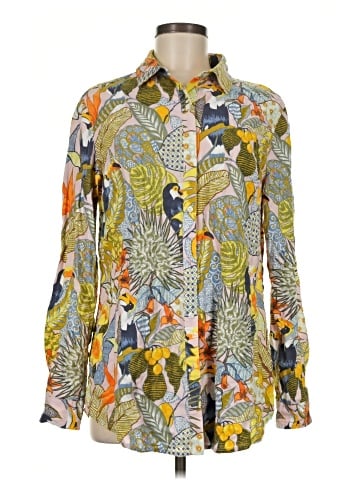 J. McLaughlin Long Sleeve Button-Down Shirt (view 1)