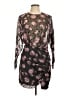 IRO Floral Brown Cocktail Dress Size EU (FR) 42 / US 10 - photo 1