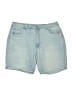 d.jeans Blue Denim Shorts Size 16 - photo 1