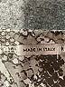 MADE IN ITALY 100% Rayon Animal Print Silver 3/4 Sleeve Blouse Size M (estimated) - photo 7