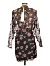 IRO Floral Brown Cocktail Dress Size EU (FR) 42 / US 10 - photo 2