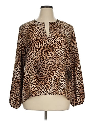 Ellen Tracy Long Sleeve Blouse (view 1)