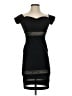 J for Justify Solid Black Cocktail Dress Size S - photo 1