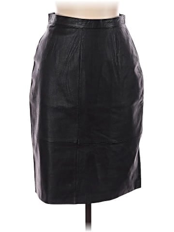Expressions Faux Leather Skirt (view 1)
