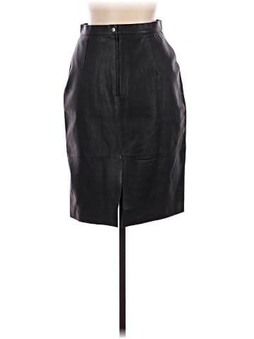 Expressions Faux Leather Skirt (view 2)