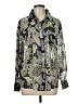 Elan Paisley Green Long Sleeve Blouse Size M - photo 1