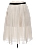 Pins and Needles 100% Polyester Solid Ivory Formal Skirt Size 2 - photo 1
