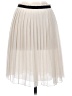 Pins and Needles 100% Polyester Solid Ivory Formal Skirt Size 2 - photo 2