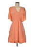 Alice + Olivia Solid Orange Casual Dress Size M - photo 1
