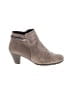 Gabor 100% Leather Gray Ankle Boots Size 7 - photo 1