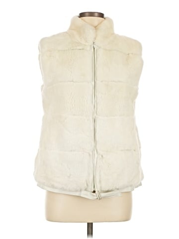 Adrienne Landau Faux Fur Vest (view 1)