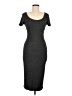 Popular Basics Gray Casual Dress Size M - photo 1