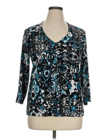 Travelers by Chico's 3/4 Sleeve Blouse (view 1)