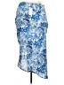 Cider 100% Polyester Paisley Blue Casual Skirt Size 1X - photo 2