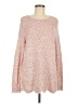 Elle Tweed Pink Pullover Sweater Size M - photo 1