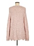 Elle Tweed Pink Pullover Sweater Size M - photo 2