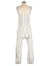 Lemlem 100% Cotton Stripes Ivory Jumpsuit Size S - photo 2