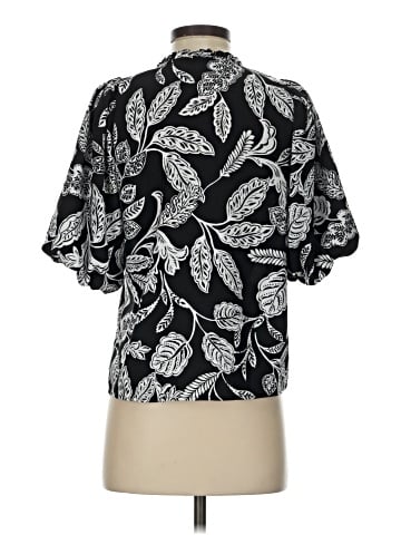 Ann Taylor Factory Short Sleeve Blouse (view 2)