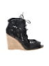 Jeffrey Campbell Black Wedges Size 8 1/2 - photo 1