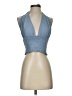 Unbranded Blue Sleeveless Blouse Size S - photo 1