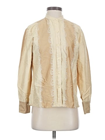 Liz Claiborne Long Sleeve Silk Top (view 1)