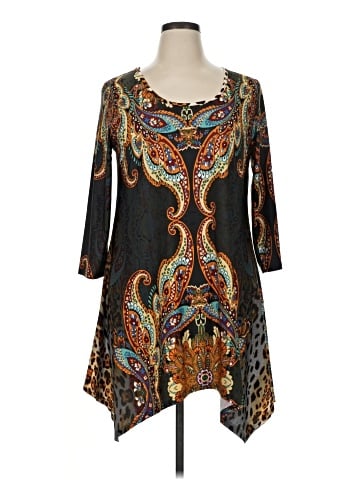White Mark 3/4 Sleeve Blouse (view 1)