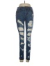 rue21 Hearts Blue Jeans Size 5 - photo 1