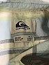 Quiksilver Stripes Blue Short Sleeve Button-Down Shirt Size 2 - photo 3