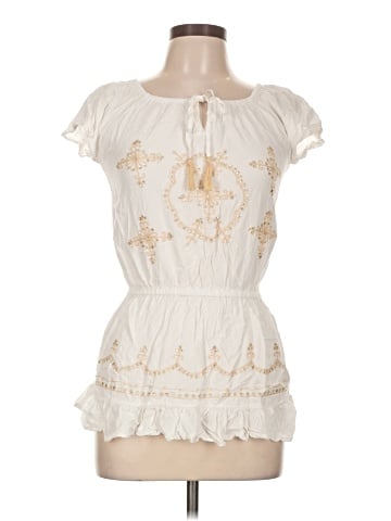 Joyous & Free Short Sleeve Blouse (view 1)