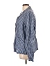Sundance 100% Linen Checkered-gingham Blue Blazer Size L - photo 5