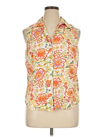 Coldwater Creek Sleeveless Button-Down Shirt (view 1)