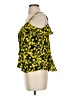 Parker Yellow Sleeveless Silk Top Size S - photo 5