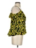 Parker Yellow Sleeveless Silk Top Size S - photo 4