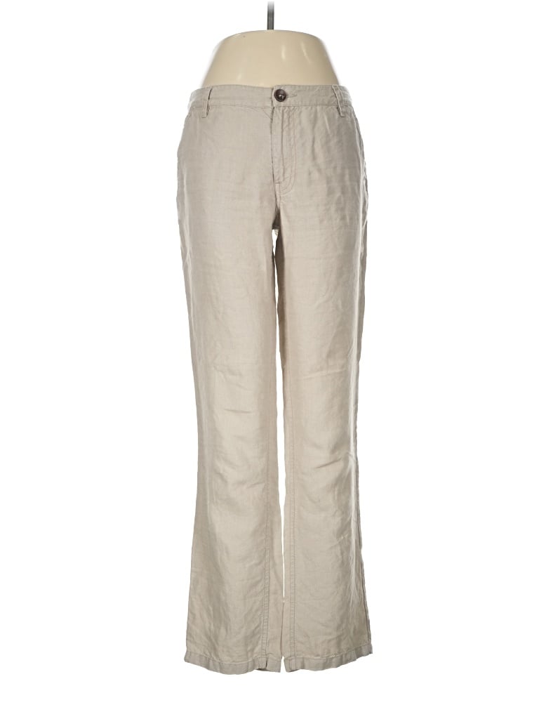 Pre-owned Fat Face Linen Pants In Tan